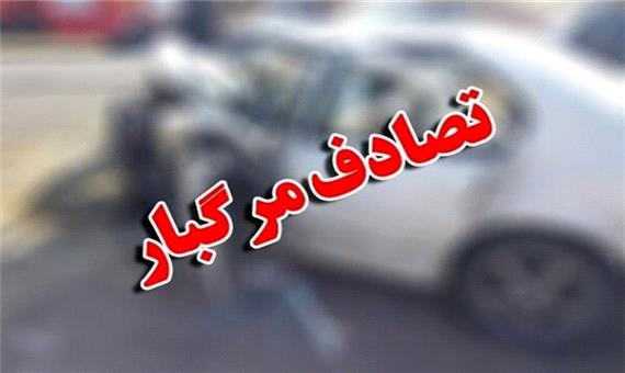 حادثه مرگبار رانندگی در محور اراک - بروجرد/ 5 سرنشین یک خودرو سواری در دم جان باختند