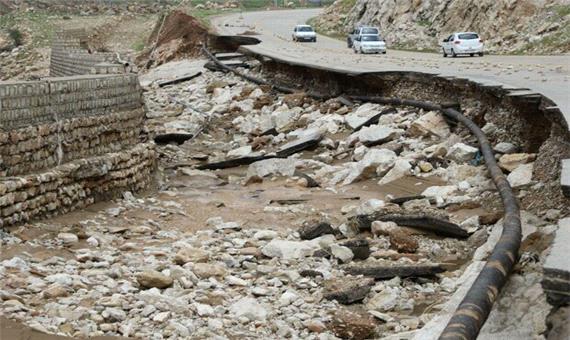 اعتبارات جبران خسارت‌های سیلاب به حوزه راه لرستان محقق نشد