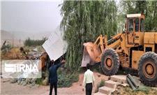 2 هزار مترمربع از اراضی ملی خرم‌آباد رفع تصرف شد