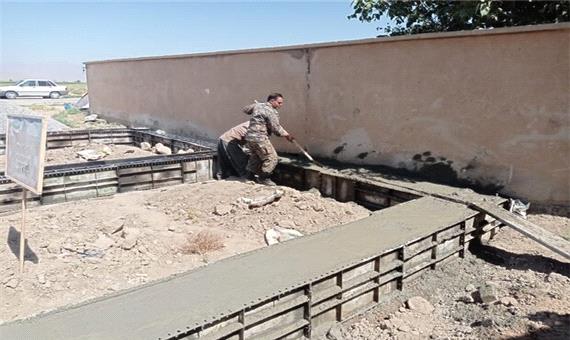 ساخت مسکن برای مددجویان دورود توسط سپاه و بسیج سازندگی