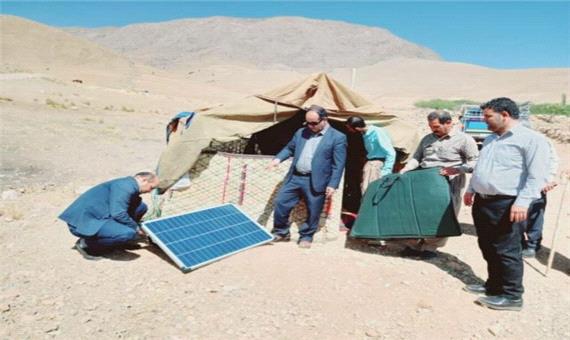 توزیع پنل های خورشیدی بین عشایر شهرستان بروجرد