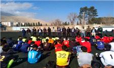 برگزاری اردوی تیم فوتبال دانش آموزی لرستان در خرم آباد