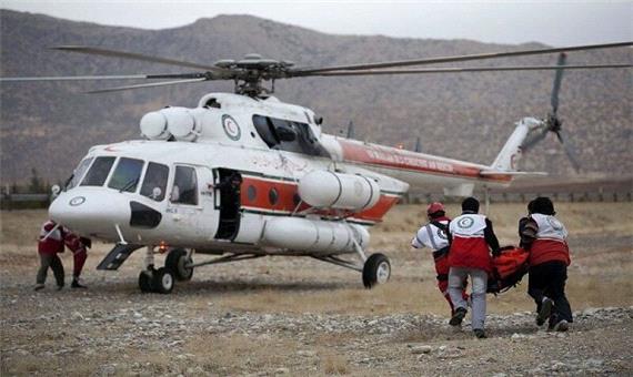 نجات دو نفر گرفتار در ارتفاعات «قالی‌کوه» الیگودرز با اعزام بالگرد