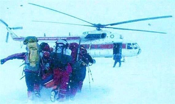 نجات 2 نفر گرفتار در ارتفاعات «قالی کوه» الیگودرز