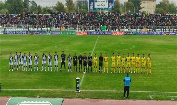 تیم فوتبال خیبر خرم آباد، فجر سپاسی را 2 بر یک شکست داد