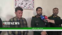 دیدار فرمانده سپاه لرستان با خانواده شهید فلاح در خرم آباد