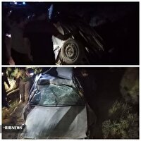 یک فوتی در واژگونی محور سه راهی کارخانه گچ به کوهنانی