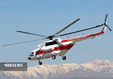 وقوع حادثه بالگرد هلال‌احمر در ارتفاعات اشترانکوه لرستان