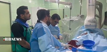 انجام نخستین عمل آنژیوپلاستی شریان مثانه در بیمارستان شهید مدنی خرم‌آباد