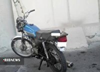 دستگیری سارق موتورسیکلت در رومشکان لرستان