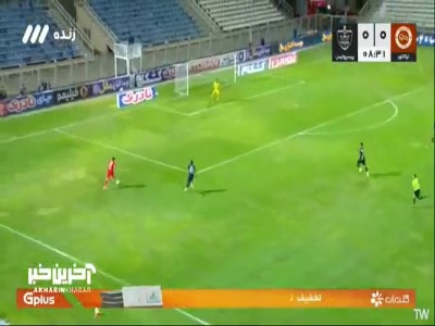 موقعیت تک به تک دانیال اسماعیلی‌فر که آفساید اعلام شد