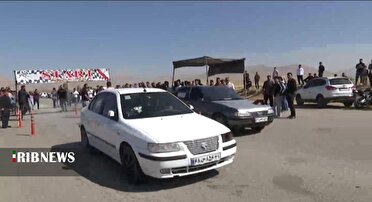 مسابقات اتومبیلرانی قهرمانی استان در بروجرد