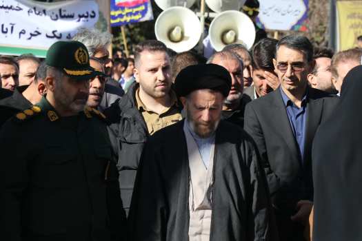 حضور پرشور دانش آموزان و فرهنگیان لرستانی در راهپیمایی ۱۳ آبان