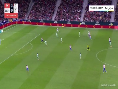 گل دوم اتلتیکومادرید به لوانته توسط گریزمان