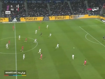 گل اول پاری‌سن‌ژرمن به لیون توسط امری