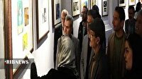 افتتاح نمایشگاه نقاشی هنرمند خردسال در ازنا