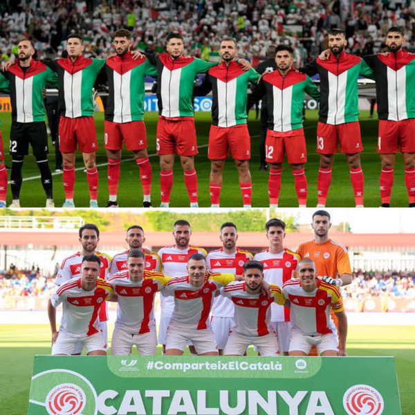 استقبال گرم از تیم ملی فلسطین در قلب اروپا