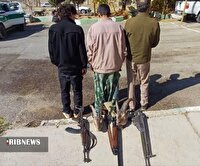 دستگیری شکارچیان غیر مجاز در الیگودرز