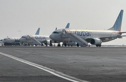 پشتیبانی فرودگاه کیش از پروازهای برگشتی فرودگاه دبی/ فرود سه پرواز بین المللی در فرودگاه کیش به دلیل مه شدید در دبی