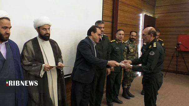 آیین تودیع و معارفه فرمانده انتظامی شهرستان چگنی