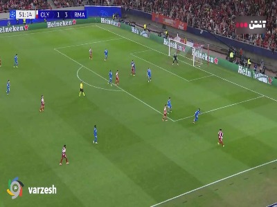 ضربه سر خوب؛ گل دوم المپیاکوس توسط مهدی طارمی در دقیقه ۵۲