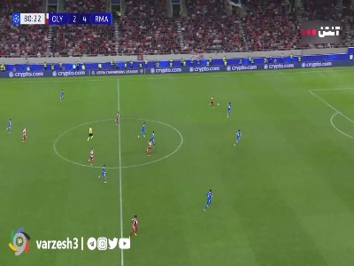 اختلاف به حداقل رسید؛ گل سوم المپیاکوس توسط ایوب الکعبی در دقیقه ۸۱