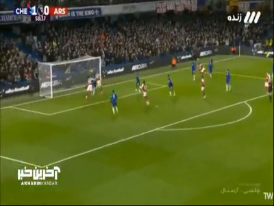 پاس گل ساکا؛ گل اول آرسنال توسط مرینو در دقیقه ۵۹