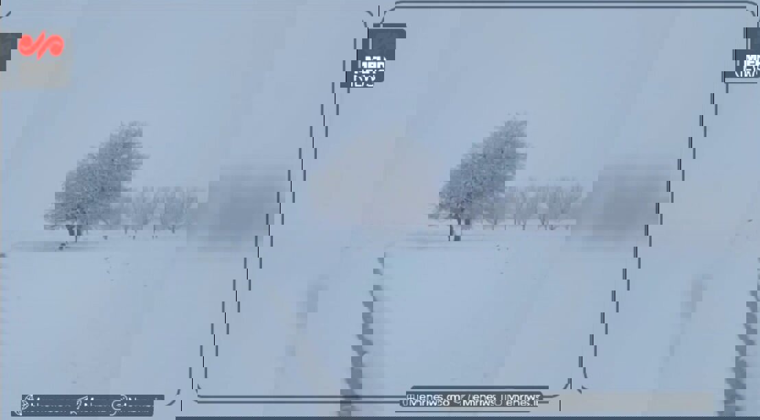 سفیدپوش شدن روستای نوروزآباد