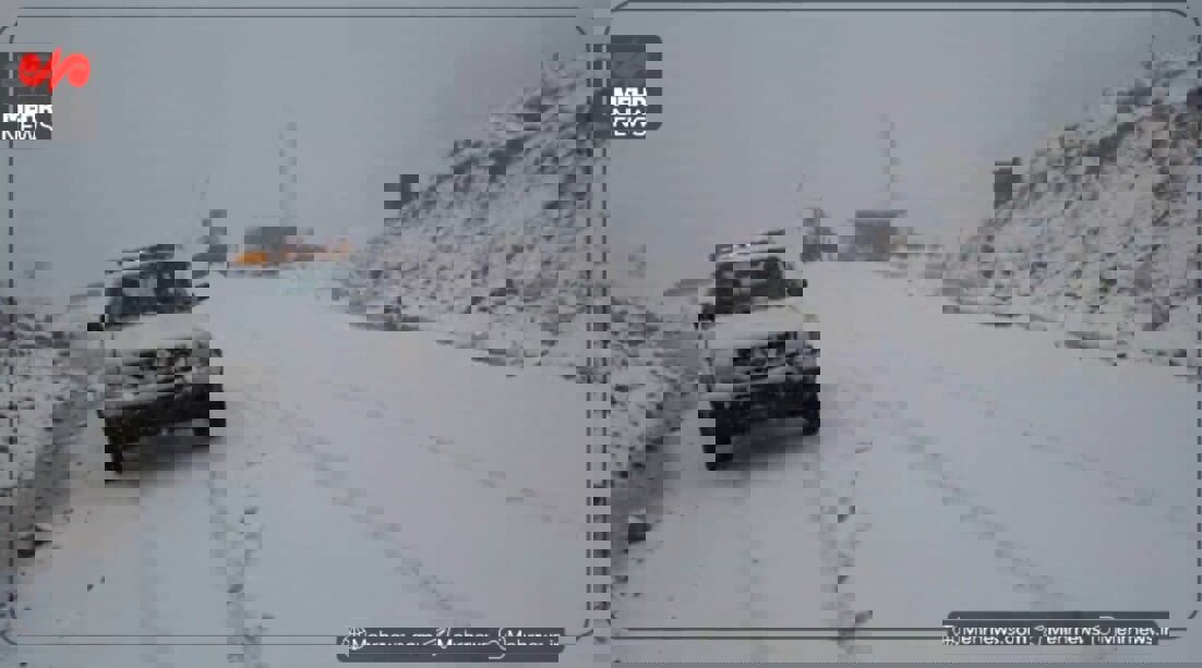 برف‌روبی گردنه‌ «گله مویه» الیگودرز