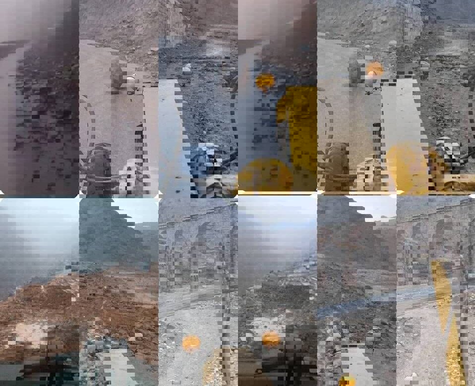 ریزش‌برداری در محورهای روستایی پاپی؛ راهی مسدود نشد