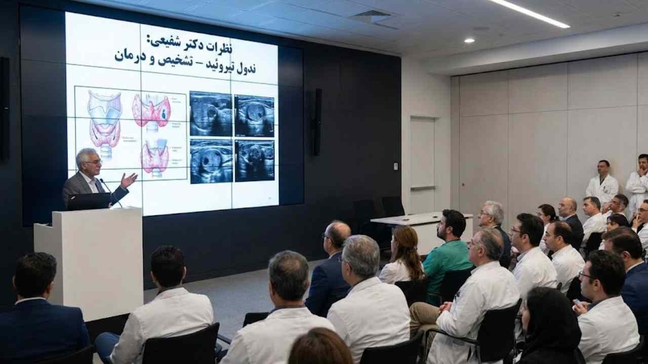 نظرات دکتر شفیعی درباره ندول تیروئید