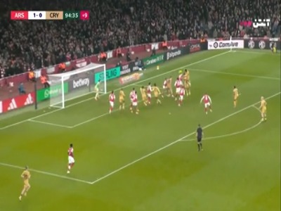گل اول کریستال پالاس به آرسنال