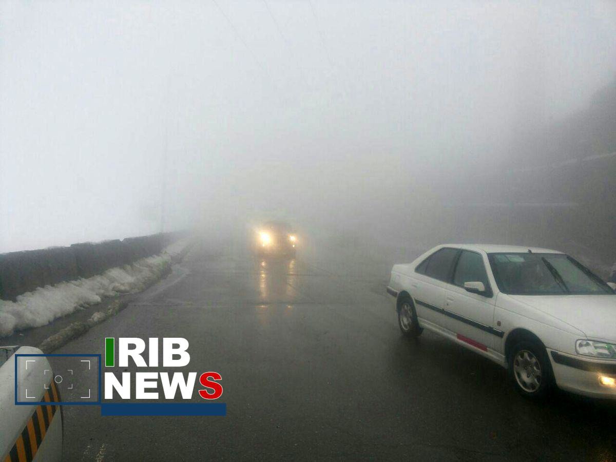 مه‌گرفتگی در جاده بروجرد – اراک