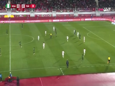 گل اول نیجریه به تونس توسط اوسیمین