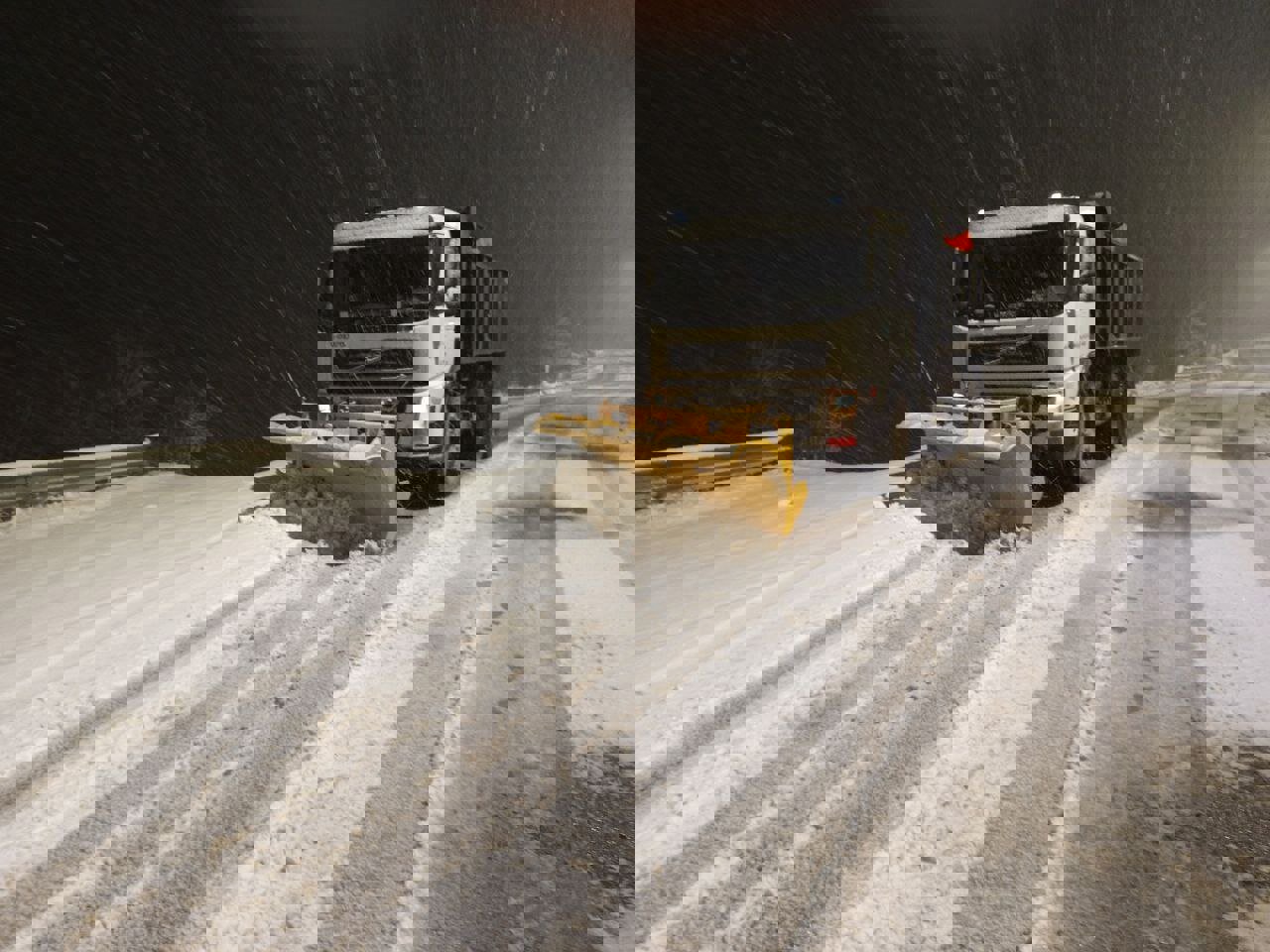 برف سنگین در مرگسر