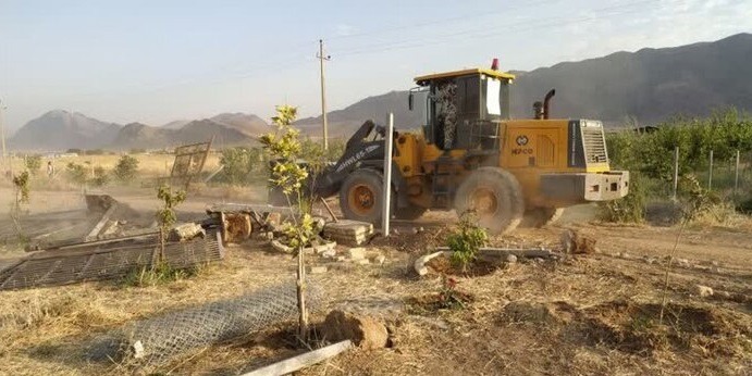 آزادسازی ۱۵ هزار مترمربع زمین کشاورزی در لرستان