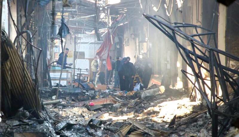 چرا بازار رشت آتش گرفت؟