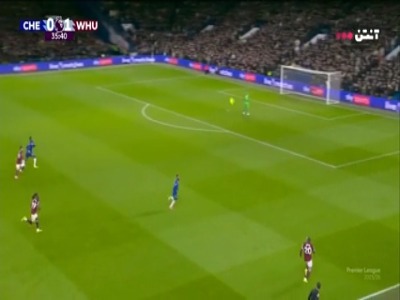 گل دوم وستهم به چلسی توسط سامرویل