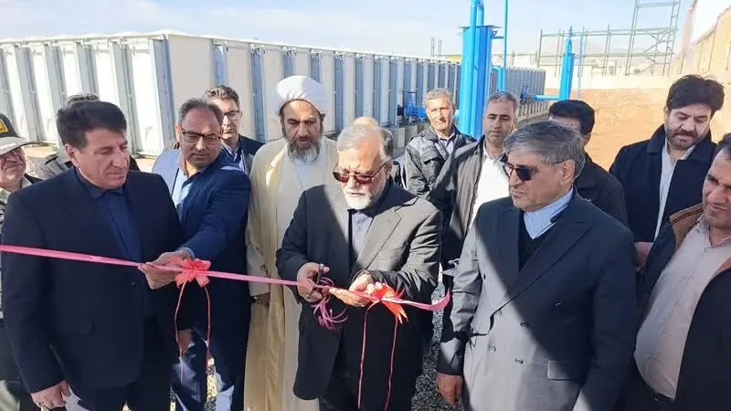 مخزن ۱۰۰۰ مترمکعبی تازه‌آباد شاهیوند افتتاح شد