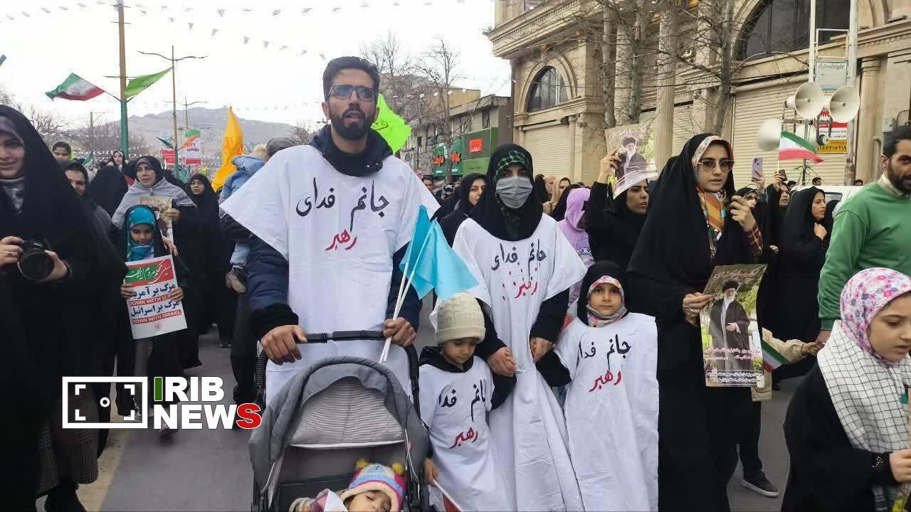 حضور حماسی مردم لرستان در راهپیمایی ۲۲ بهمن