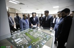 بررسی عملکرد شرکت سرمایه گذاری وتوسعه کیش در بازدید محمد کبیری/ آغاز به کار دفتر مدیریت اجرایی شهرک سلامت