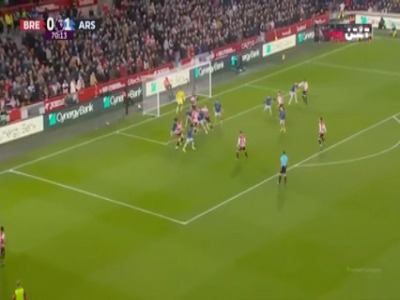 گل اول برنتفورد به آرسنال توسط پاتر