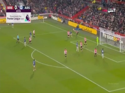 گل اول آرسنال به برنتفورد توسط مادوئکه