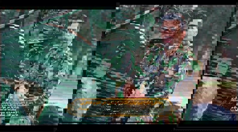 قرائت آیه ۲۵۰ سوره مبارکه بقره در محل باغ‌موزه دفاع مقدس لرستان