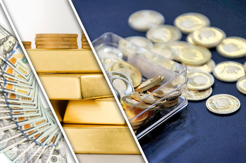 کاهش قیمت‌ها در بازار سکه و دلار؛ طلا به کانال ۱۹ میلیون بازگشت