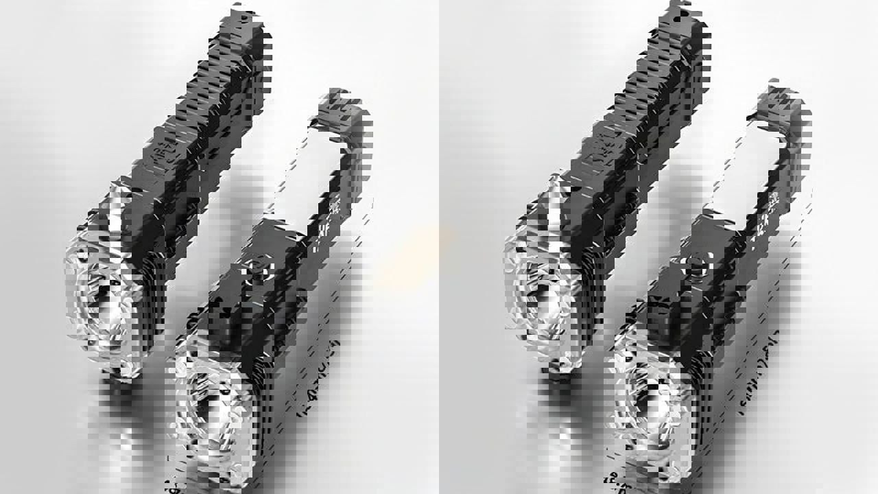 چراغ قوه ۸ کاره پاور بانک، چراغ قوه، شیشه شکن و ...