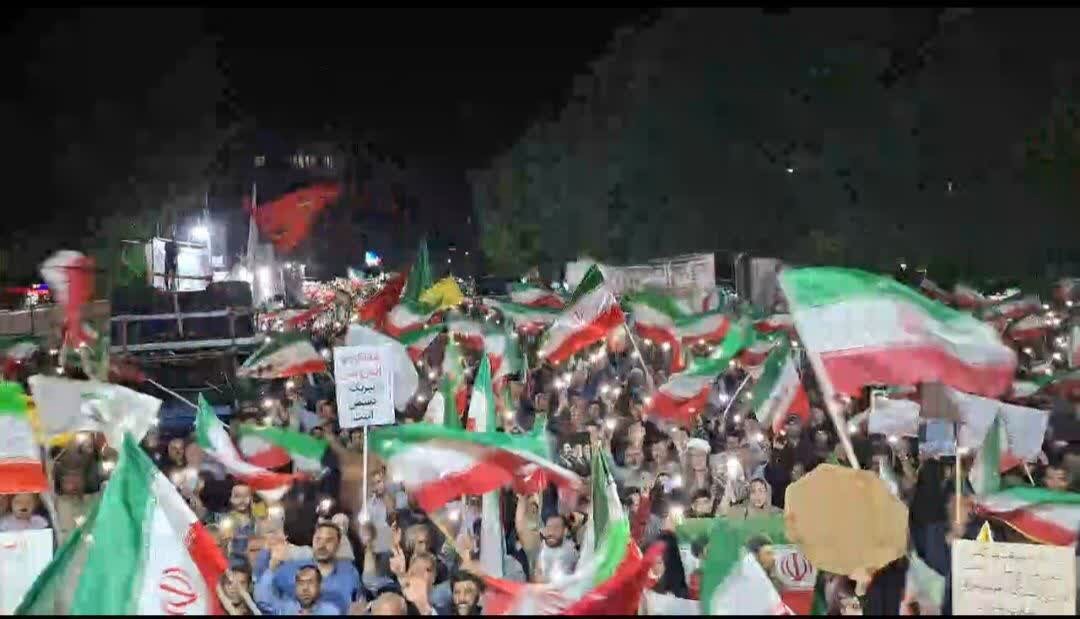 فریاد «یا حیدر» بروجردی‌ها در اجتماع حماسی امشب