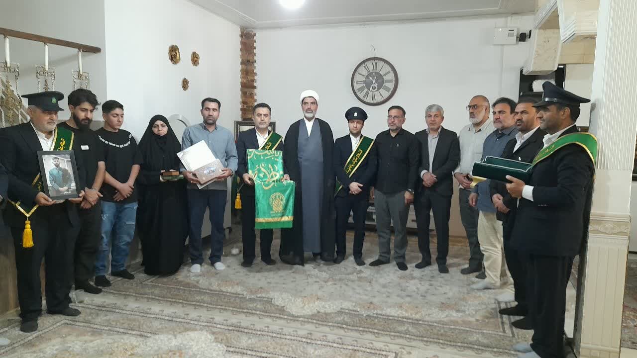 دیدار خادمیاران آستان حضرت معصومه(س) با خانواده شهدای چگنی