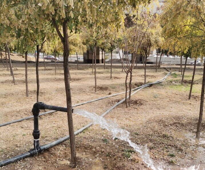 پنج میلیون مترمکعب آب شرب در فضای سبز لرستان هدر می‌رود