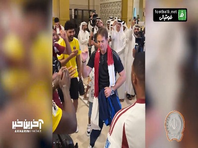 حرکات موزون لوپتگی پس از کسب اولین امتیاز تاریخ قطر در جام جهانی